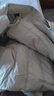 鸭鸭（YAYA）佟丽娅同款轻薄羽绒服女短款秋冬羽绒内胆轻型薄款保暖外套GF 米白色【女款】 2XL 175 实拍图