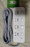 公牛（BULL）插座/插线板/插排/排插/接线板/宿舍家用桌面拖线板  3C认证  8位总控开关全长1.8米 GN-B3440  实拍图