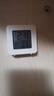 温湿度计婴儿房室内家用车内电子温湿度计迷你便携高精度传感器可壁挂 智能温湿度计-白色小巧*1 实拍图