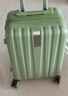 汉客行李箱女拉杆箱男登机箱镇店之宝双层拉链密码箱子旅行箱20英寸绿 实拍图