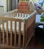 babycare婴儿床0-3岁宝宝实木床儿童床高度可调可移动多功能拼接床蒙柯PRO 实拍图