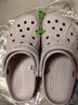 卡骆驰（CROCS）洞洞鞋贝雅男鞋女鞋轻便耐磨一脚蹬拖鞋休闲鞋|10126 白-100 36 /37(220mm) 实拍图