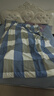 南极人（Nanjiren）被子冬季棉被可拆洗新疆棉花被子被芯棉絮单人宿舍四季被子春秋被 蓝大格【可拆洗新疆棉花被】 150x200cm【被套+被芯 】约4.2斤 实拍图