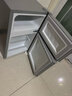 奥克斯（AUX）家用双门迷你小型冰箱 冷藏冷冻保鲜小冰箱 宿舍租房节能电冰箱 【国家补贴】BCD-24K118 基础款 银色 实拍图