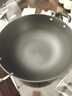 苏泊尔（SUPOR）炒锅双耳炒锅铁锅深型平底无涂层铸铁炒锅燃气电磁炉通用加深加大 36CM(适合4~10人) 36cm 实拍图