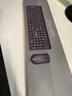 联想（Lenovo）KN210键盘鼠标套装 2.4G无线键鼠套装 全尺寸商务办公  笔记本电脑键盘台式机一体机 黑色 实拍图