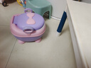 好孩子（gb）坐便器儿童马桶女宝宝座便凳小马桶1-6岁便盆女孩婴儿如厕所神器 粉紫* 时尚设计*PU软垫 实拍图