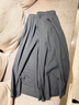 优衣库合作款/女装打褶裙裤/高腰休闲裤裤子479698 08 深灰色 XL /165/76A 实拍图
