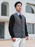 坦博尔羽绒马甲男短款内穿保暖百搭男士马夹背心TF236011 轻奢灰 190  实拍图