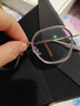 万新（WAN XIN） 近视眼镜防蓝光辐射非球面现片配眼镜框男女0-1500度配成品眼镜 金属-全框-2132DG-枪色 1.74多屏防蓝光镜片（近视酷薄） 实拍图