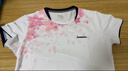 kawasaki川崎羽毛球服女款速干T恤运动短裙繁花似锦套装A2808 霜白 M  实拍图