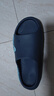 始丰拖鞋男士夏季户外穿室内浴室洗澡防滑防臭家居家用踩屎感凉拖鞋 深灰 42-43 实拍图