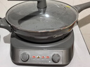 美的（Midea）钛陶电炒锅 电蒸锅宿舍煮锅炒菜专用分体式家用多功能一体电火锅煎锅5.5L多用途锅HCG3218S配蒸笼 实拍图