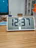 得光自动对时磁吸冰箱电子钟充电数字时钟表摆台式时间桌面客厅挂墙温湿度计日期万年历农历长续航闹钟 【电池】多功能款 实拍图