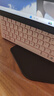 联想（Lenovo）有线键鼠套装TL21 巧克力按键 有线键盘鼠标 USB 商务电脑办公键盘 笔记本台式机一体机键盘 粉色 实拍图