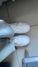 回力小白鞋女轻盈舒适软底板鞋女学生休闲百搭运动增高鞋女 白色 38 实拍图