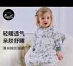 nest designs婴儿睡袋竹棉薄夹棉长袖宝宝分腿睡袋儿童防踢被 蛋糕屋90码 实拍图