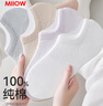 猫人女士袜子女100%纯棉抗菌防臭吸汗防滑隐形袜百搭休闲短袜女5双装 实拍图