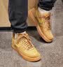 耐克（NIKE）官方男女鞋 AIR FORCE AF1  空军一号平底板鞋百搭运动休闲鞋 CJ9179-200 亚麻/麦黄【抓地耐穿】 43 实拍图