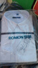 罗蒙（ROMON）纯色商务职业正装男士白衬衫工装外套长袖衬衣男CS108白色XL 实拍图