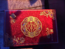 June bride加厚彩礼箱礼金箱结婚用品定亲订婚聘礼提亲彩礼盒红色钱箱6-12万 实拍图