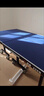 双鱼（DOUBLE FISH）专业乒乓球桌标准比赛训练室内家用训练球桌可折叠式乒乓球台案子 226B 有轮22MM面板/50MM脚架/可折叠 实拍图