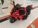 麦瑞米儿童电动摩托车宝宝男女小孩玩具车电瓶车可坐大人代步充电机车子 红色:厂家直销+终身质保 高配+12V12超威电池+软座EVA软轮+后轮双驱+辅助轮 实拍图