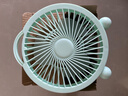 电风扇家用电扇桌面电风扇轻音便携迷你USB直插卧室宿舍学生办公室 浅绿色（直插款）4寸 实拍图