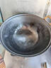 夏老大龟纹铸铁锅双耳炒锅无涂层物理不易粘古法家用老式圆底炒菜锅34cm 实拍图