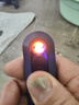 新款充电打火机便携创意个性潮流电子夜光点烟器防风送男友礼物 宝石蓝 实拍图