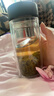 希乐玻璃杯双层玻璃水杯高颜值男士商务办公茶水分离杯便携泡茶杯子 实拍图