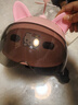 车赞儿童头盔夏季电动车头盔四季通用小孩头盔卡通男女孩保暖可爱安全 3C粉色头盔猫咪（送耳朵2-10岁） 实拍图