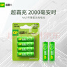 超霸（GP）充电电池5号4粒2000mAh镍氢电池 适用于适用相机/闪光灯/游戏手柄/血压计/遥控玩具车5号/AA 实拍图