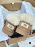 UGG秋季女士时尚舒适茸茸毛圈口平底休闲乐福鞋懒人毛毛鞋1119002 CHE | 栗色 40 实拍图