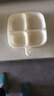 新款多用途分格多功能配菜餐盘厨房备菜盘火锅家用水果盘收纳四格 2个装【分格餐盘】 实拍图