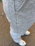 婧麒（JOYNCLEON）孕妇裤秋冬外穿休闲运动裤秋款小个子大码卫裤 浅灰 XL jyk28218 实拍图