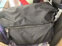 派保爵男包单肩包休闲斜挎包男防泼水帆布挎包配头层牛皮大容量轻便背包 实拍图