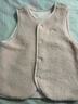 戴维贝拉（DAVE＆BELLA）婴儿马甲儿童上衣男童坎肩洋气宝宝衣服女童背心冬季新款童装 浅粉色【现货】DB4237450 90 cm（建议身高80-90cm） 实拍图