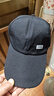 【热巴同款】加大棒球帽帽子男女大头围显脸小春夏字母百搭棒球帽 侧标-黑色 实拍图