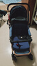奔昂 婴儿推车可坐可躺轻便避震宝宝折叠婴儿车双向BB童车手推车 升级牛仔蓝+一键单手收+可坐躺+双向推行+四轮高配 实拍图
