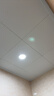欧普（OPPLE）LED筒灯嵌入式孔灯吊顶灯超薄客厅漆白全铝 5瓦白光开孔7-8.5cm 实拍图