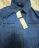 优衣库女装牛仔工装衬衫/长袖水洗产品外套通勤休闲480004 67 海蓝色 S 晒单实拍图