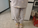 蕉内绒绒520H超级市场睡衣男女士珊瑚绒保暖家居服套装 【女士】云雾紫-蛋糕卷 S 实拍图