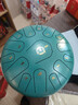 阿萨斯空灵鼓15音小13寸成人儿童初学乐器生日礼物 小熊款-斑点绿 实拍图