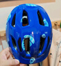 京东京造 儿童头盔 轮滑溜冰滑板平衡车自行车可调节防护运动头盔 榛果蓝 实拍图