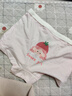 尼多熊女宝宝纯棉四角内裤儿童平角短裤女孩中大童裤头不夹PP4条装 实拍图