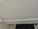 未来式 免打孔阳台伸缩晾衣杆窗帘杆卫生间挂衣凉衣服升缩承重浴帘杆 白色 1.5~2.2米墙距适用 实拍图