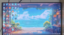 创维21.45英寸 办公显示器 FHD 100Hz 99%sRGB 可壁挂 HDMI 硬件低蓝光 超薄 便携 电脑显示屏 F22B20F 实拍图