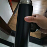 炊大皇 保温杯 316L医用级不锈钢茶水分离商务便携保温杯 黑色 490ml 实拍图