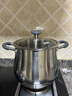 爱仕达（ASD）汤锅 304不锈钢加厚炖锅 加高加大焖煮锅 22CM燃气电磁炉通用H5 实拍图
